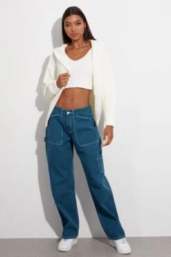 White Hooded Cable Knit Cardigan 9 White Hooded Cable Knit Cardigan -Women Clothing Shop kn2007 41jb cream 2