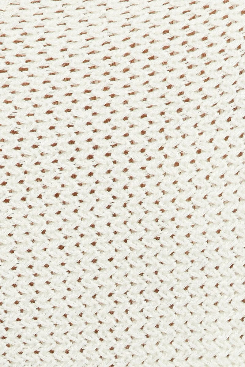 White Crochet Tie Up Cardigan 8 White Crochet Tie Up Cardigan - Image 6