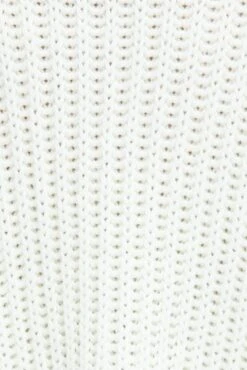 White Oversized Longline Cardigan Hooded -Women Clothing Shop kn3027 45pb white 6