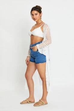 White Knit Cardigan Long Sleeve 10 White Knit Cardigan Long Sleeve -Women Clothing Shop lgline cardigan white knit cardigan long sleeve 33006709342401