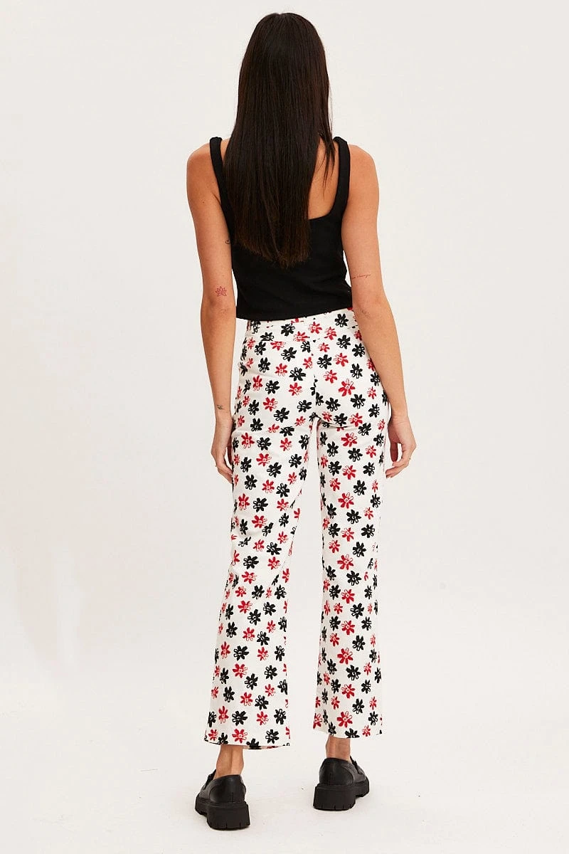 Print Slim Pants High Rise 7 Print Slim Pants High Rise - Image 5