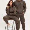Grey Track Pants High Rise Unisex -Women Clothing Shop mr track pant grey track pants high rise unisex 32966842712257