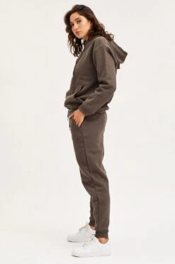 Grey Track Pants High Rise Unisex -Women Clothing Shop mr track pant grey track pants high rise unisex 32966842810561