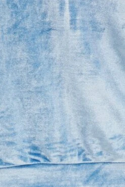 Blue Velvet Jacket Long Sleeve Hoodie -Women Clothing Shop oj13074x f3 blue 6