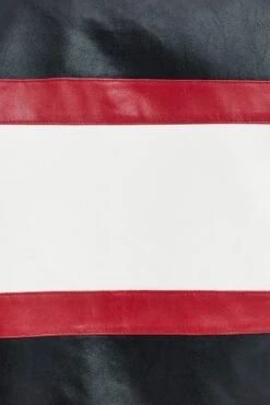 Black Faux Leather Jacket Long Sleeves -Women Clothing Shop oj1423 66w black 7