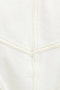 White Vest Button Front -Women Clothing Shop oj1677a 20w cream 6