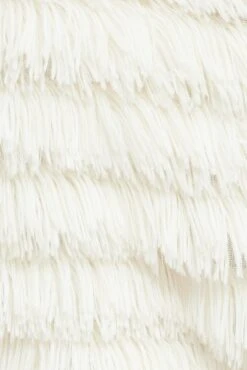 White Shag Faux Fur Jacket -Women Clothing Shop oj5016 33w cream 6