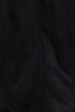 Black Faux Fur Jacket Long Sleeves -Women Clothing Shop oj5021 33w black 6