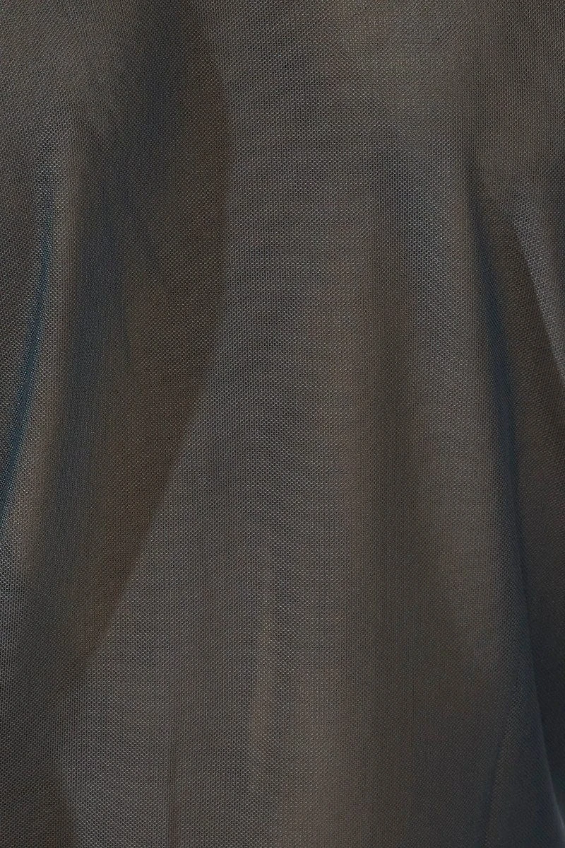 Grey Tie Up Cardigan Long Sleeve 8 Grey Tie Up Cardigan Long Sleeve - Image 6