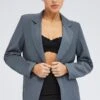 Grey Blazer Long Sleeve 1 Grey Blazer Long Sleeve -Women Clothing Shop oj9130 33wb grey 1