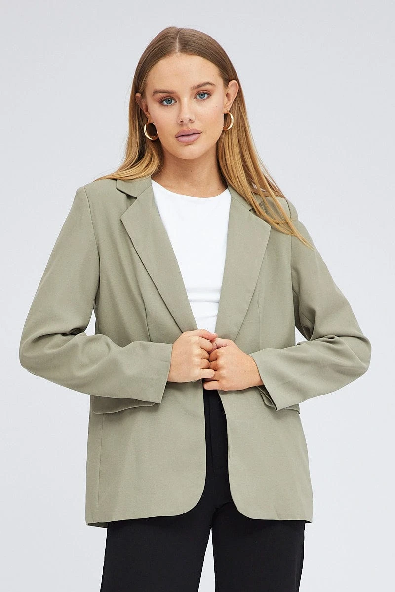 Green Blazer Long Sleeve 3 Green Blazer Long Sleeve