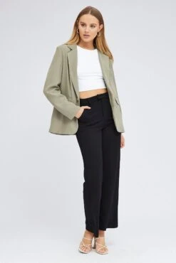 Green Blazer Long Sleeve 9 Green Blazer Long Sleeve -Women Clothing Shop oj9130 33wb sage 2