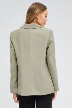 Green Blazer Long Sleeve 12 Green Blazer Long Sleeve -Women Clothing Shop oj9130 33wb sage 5