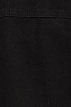 Black Denim Crop Jacket 13 Black Denim Crop Jacket -Women Clothing Shop ojo10164b 33wb black 6