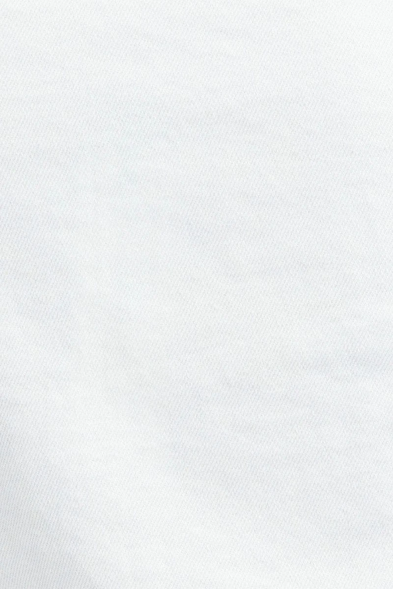 White Denim Crop Jacket 8 White Denim Crop Jacket - Image 6