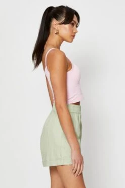 Pink Singlet Top Seamless Crop 14 Pink Singlet Top Seamless Crop -Women Clothing Shop singlet pink singlet top seamless crop 32980809679041