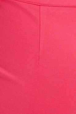 Pink High Waist Pant Straight Leg -Women Clothing Shop slim pant pink high waist pant straight leg 33036607979713