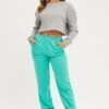 Green Track Pants High Rise 1 Green Track Pants High Rise -Women Clothing Shop track long green track pants high rise 32964956356801
