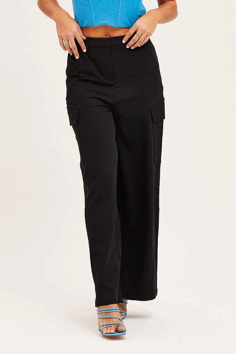 Black Cargo Pant 4 Black Cargo Pant - Image 2