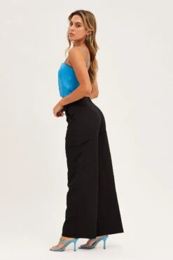 Black Cargo Pant 11 Black Cargo Pant -Women Clothing Shop wide leg pants black cargo pant 32965046632641