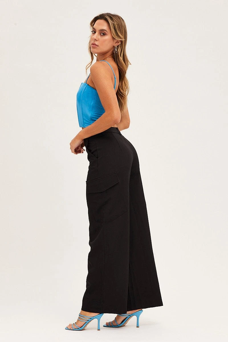 Black Cargo Pant 6 Black Cargo Pant - Image 4