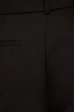 Black Mid Rise Pant Tailored Wide Leg -Women Clothing Shop wide leg pants black mid rise pant tailored wide leg 33126733971649