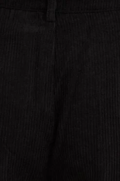 Black Wide Leg Pants Mid Rise Corduroy -Women Clothing Shop wide leg pants black wide leg pants mid rise corduroy 32964949082305