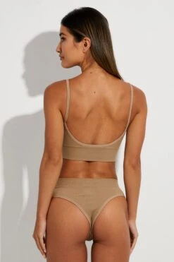 Green Seamless Lingerie Set -Women Clothing Shop wl000069e 84f6 khaki 5